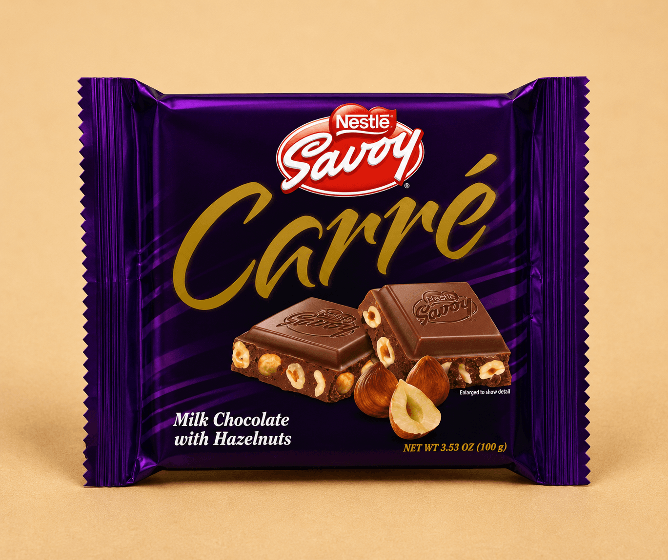 Carré (Savoy Hazelnut Milk Chocolate)
